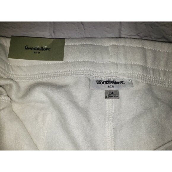 Nwt Goodfellow Men’s Size XL White Knit Shorts 8.5inch Inseam - Picture 3 of 4